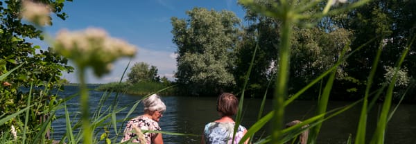 Genieten van de Spiegelplas