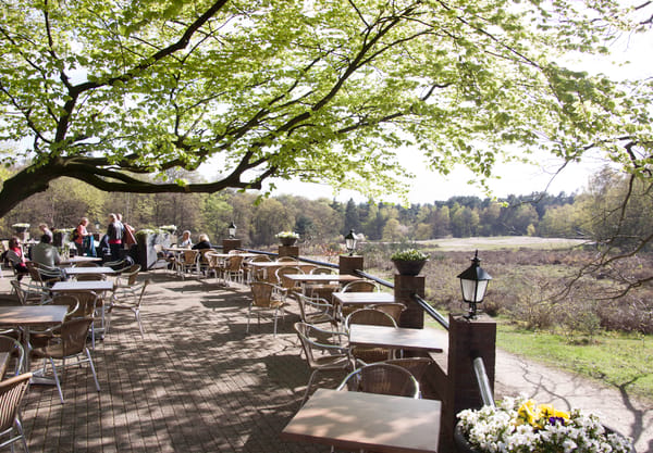 Terras van Chalet Helenaheuvel