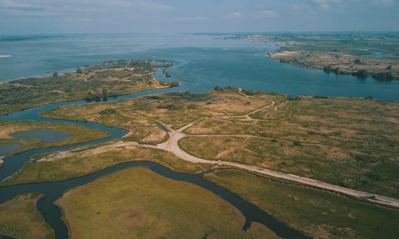 Overzichtsfoto Korendijkse Slikken