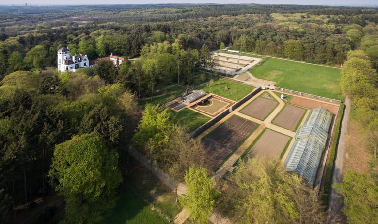 Landgoed Mookerheide luchtfoto