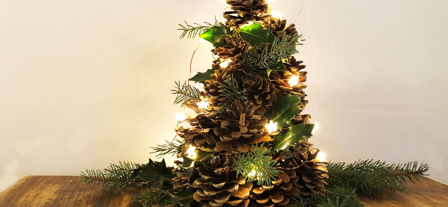 Dennenappel kerstboom
