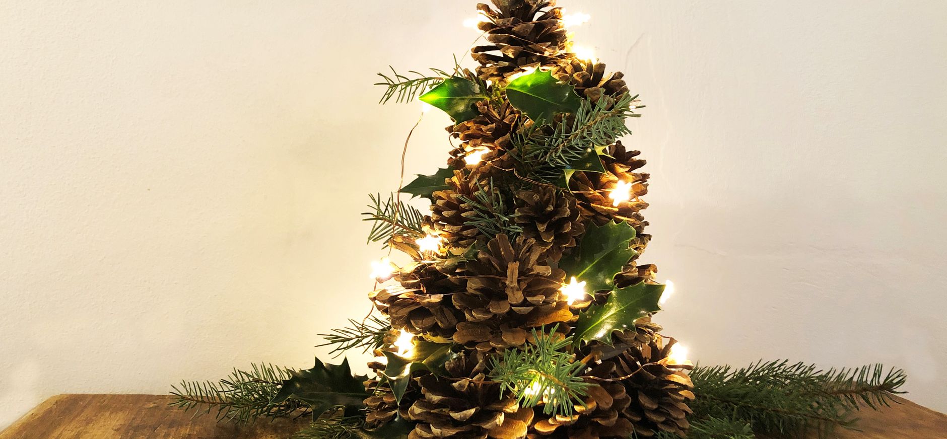 Dennenappel kerstboom