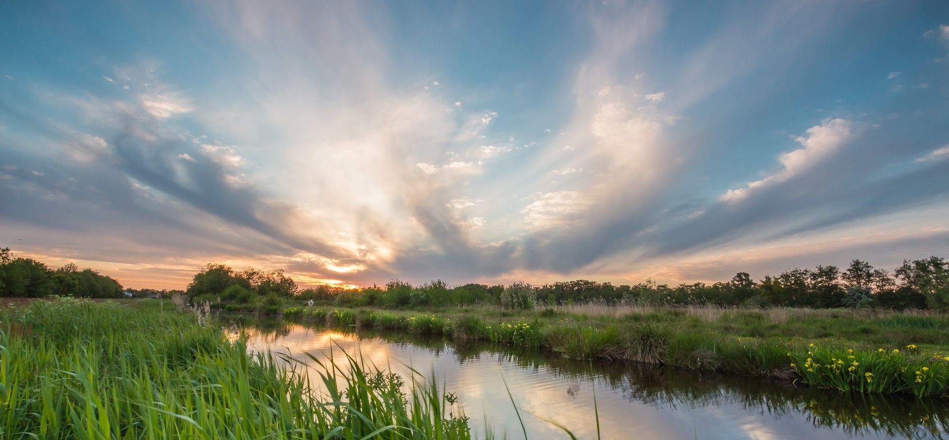 Zonsopgang Nieuwkoopse Plassen