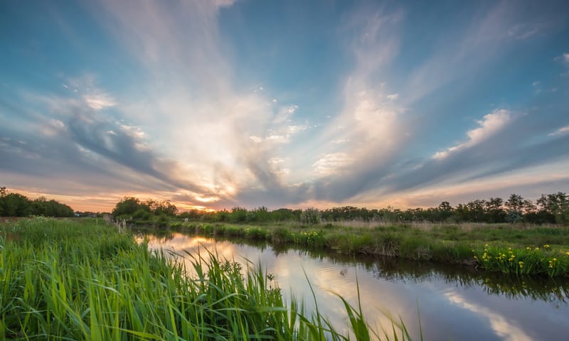 Zonsopgang Nieuwkoopse Plassen
