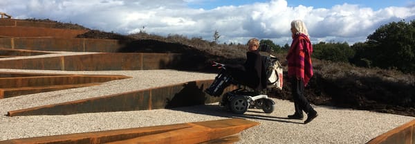 Het nieuwe zigzagpad in Nationaal Park Veluwezoom