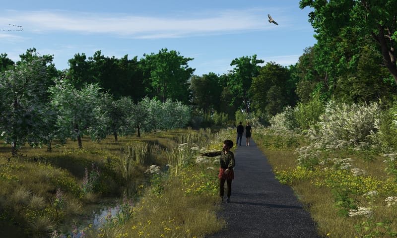 Schiebroekse Polder - Voedselbos