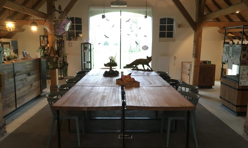 vergaderen in informatieschuur De Pas