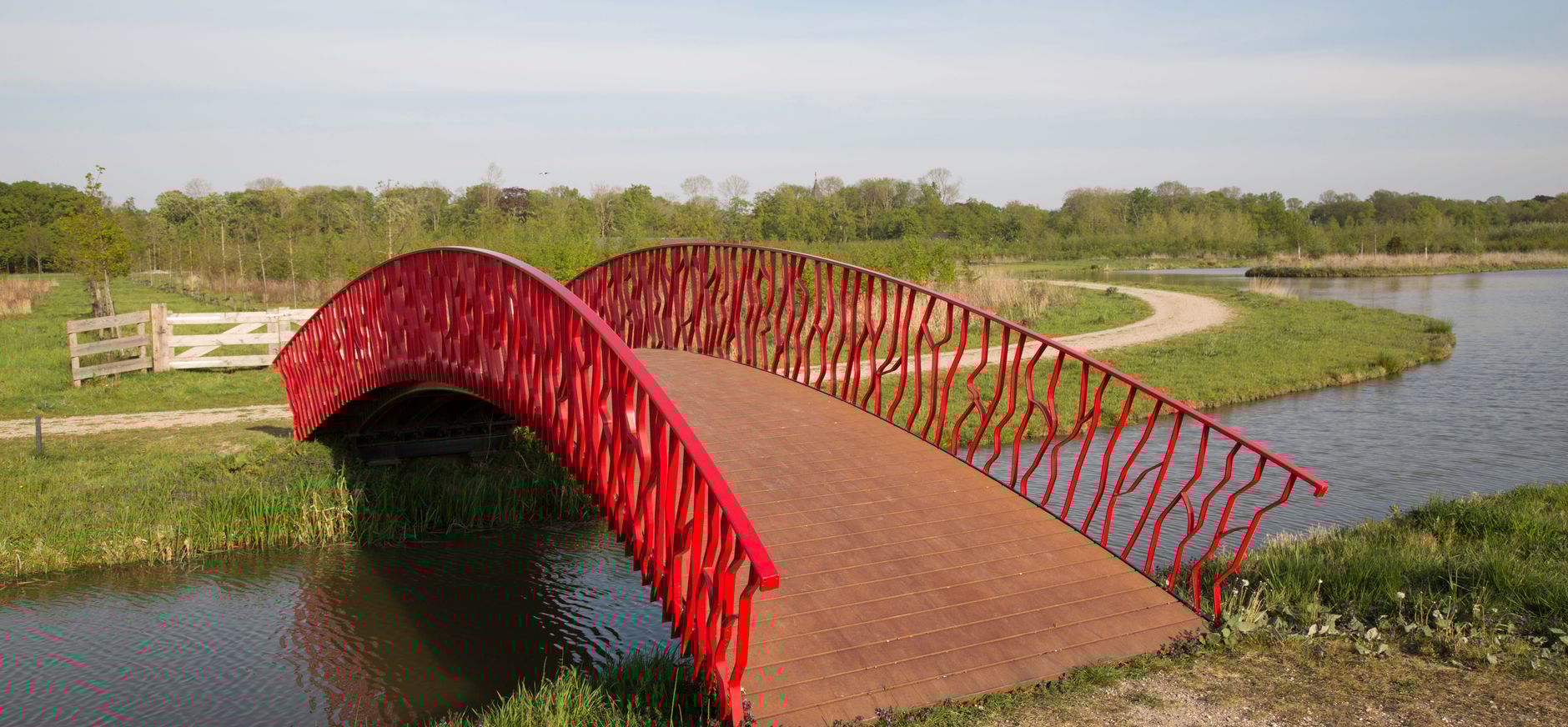 Rode brug Parkbos de Haar