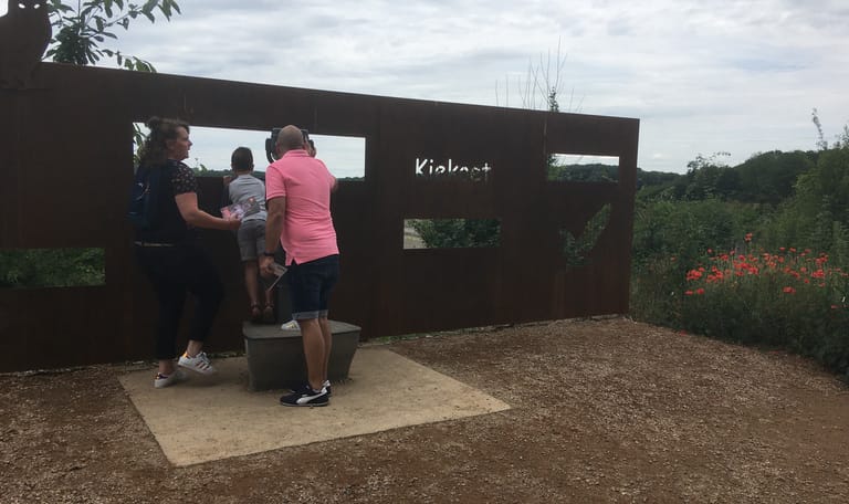 Nieuwe Kiekoet van cortenstaal