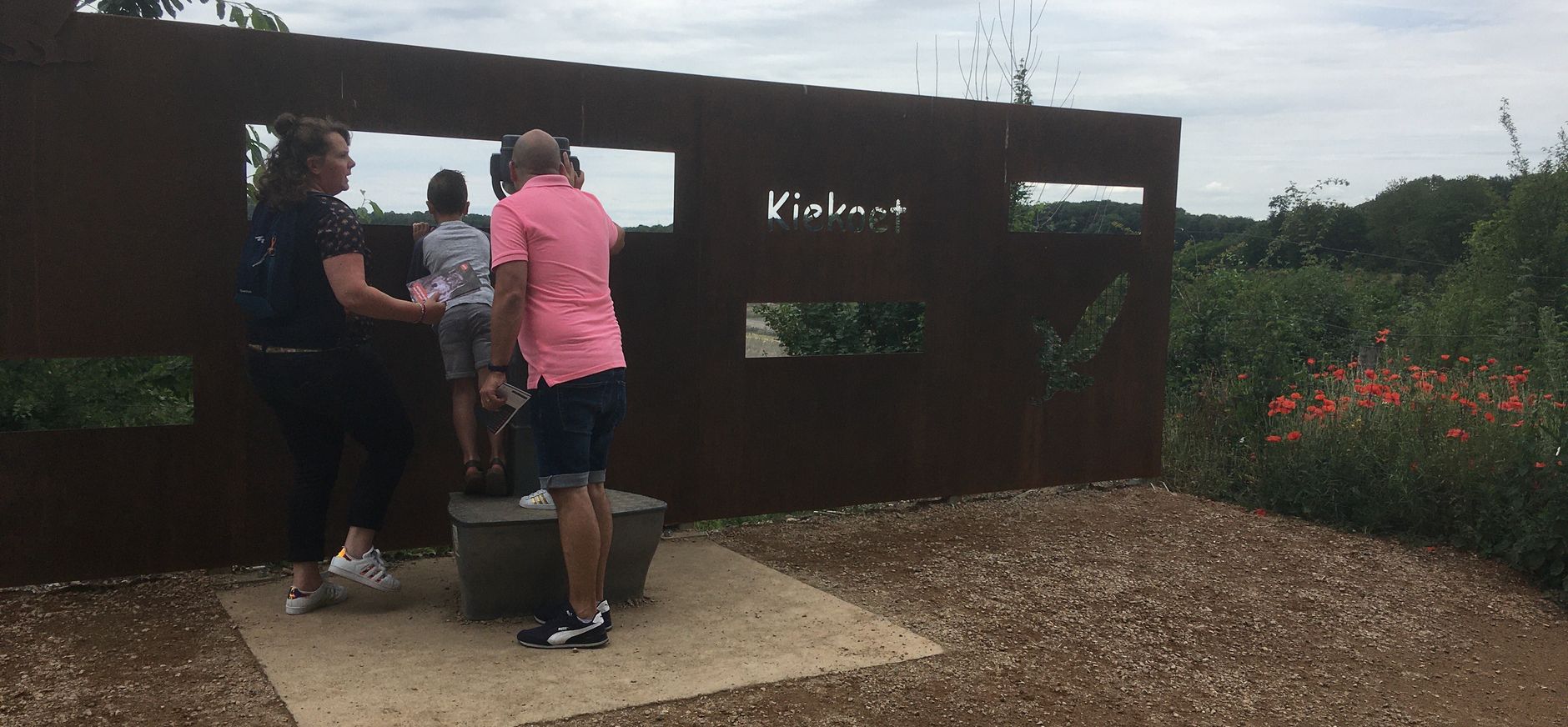 Nieuwe Kiekoet van cortenstaal