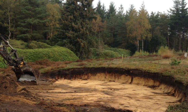 plaggen en steilrandjes maken