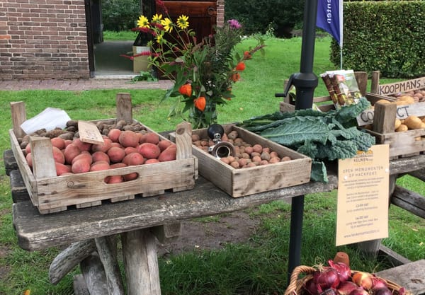 verkoopstand Hof van Hackfort