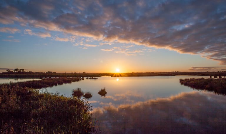 Zonsondergang Onlanden