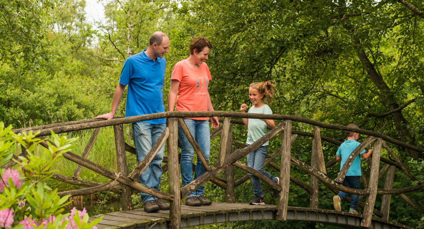 Wandelen gezin Lusthof de Haeck