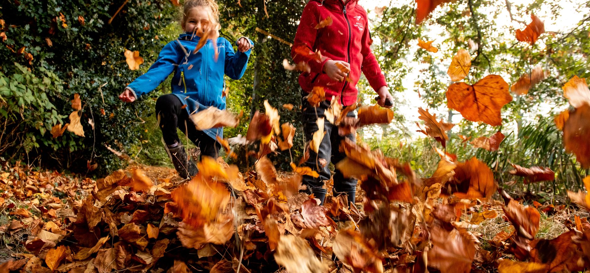 Kinderen met bladeren - OERRR
