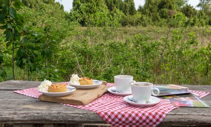 De Wakel koffie en appeltaart