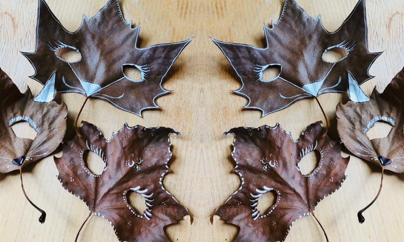 Maskers van bladeren