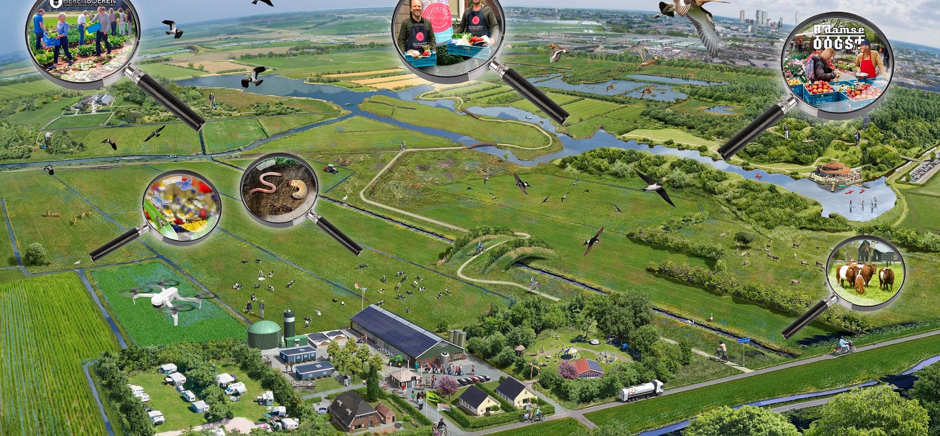 Artist impression Rotterdam-Noord
