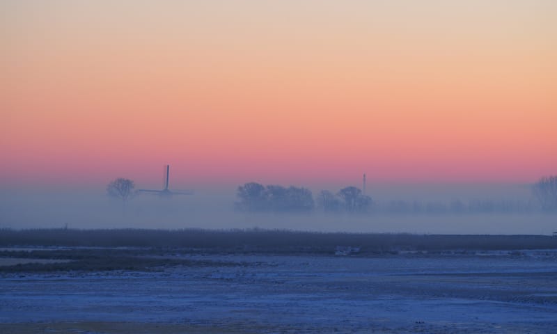 Molen de Valk bij Ackerdijkse Plassen