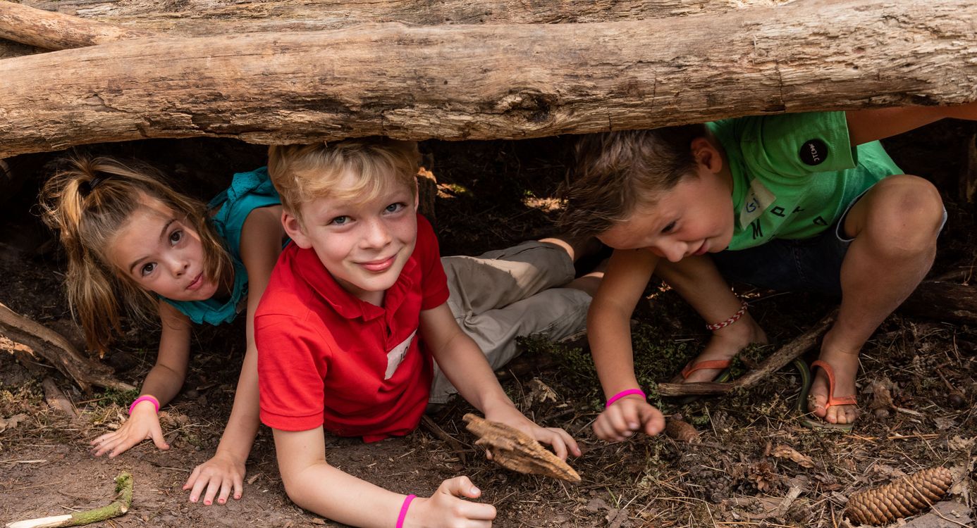 Spelen in Speelnatuur van OERRR Wolfheze