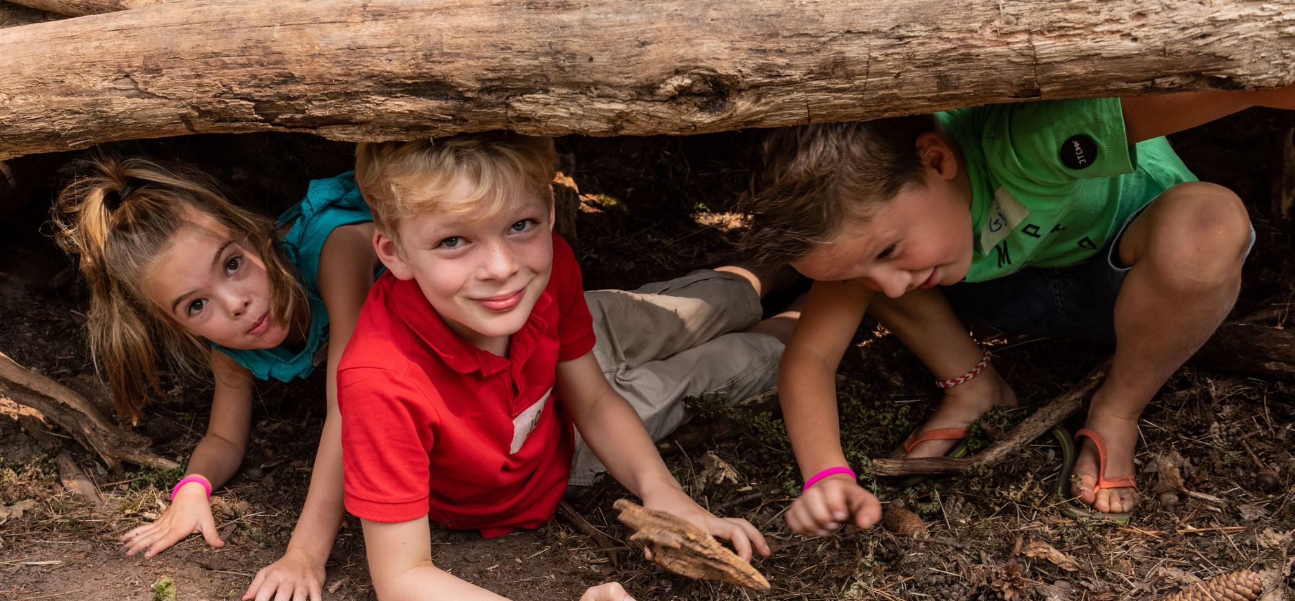 Spelen in Speelnatuur van OERRR Wolfheze