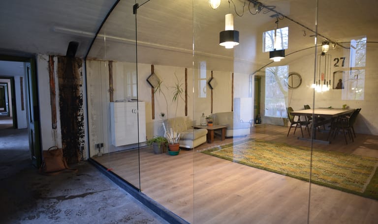 Glazen pui Fort bij Nigtevecht