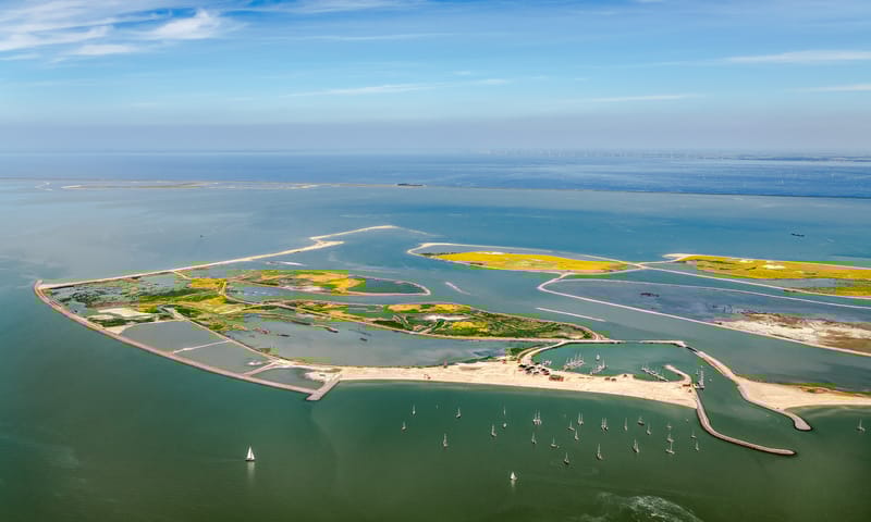 Marker Wadden natuureiland in het Markermeer