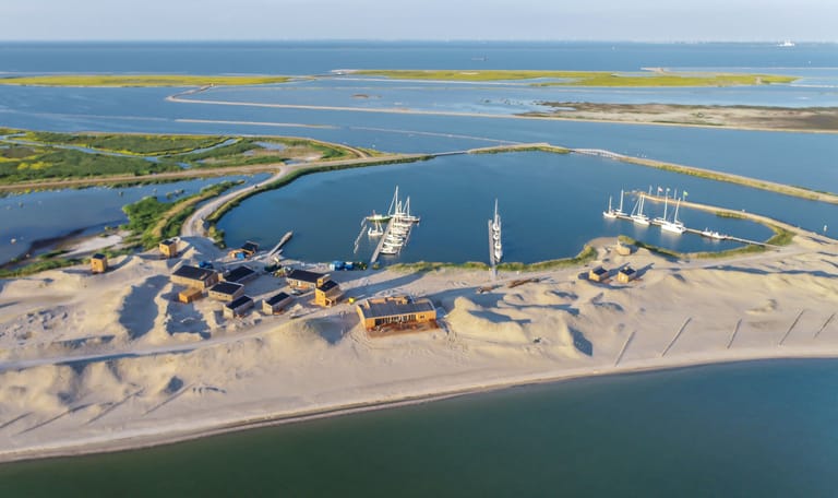 overnachten op Marker Wadden