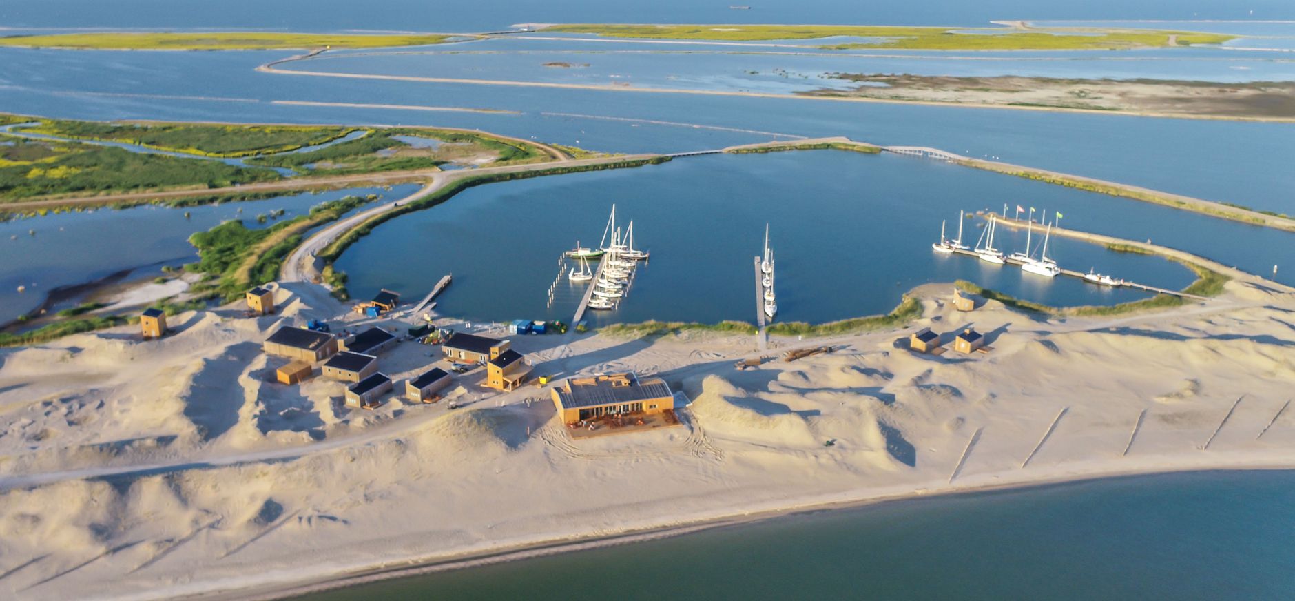 overnachten op Marker Wadden