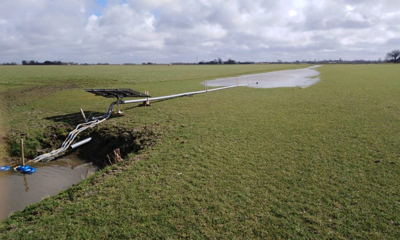 Waterpomp boeren Skrok