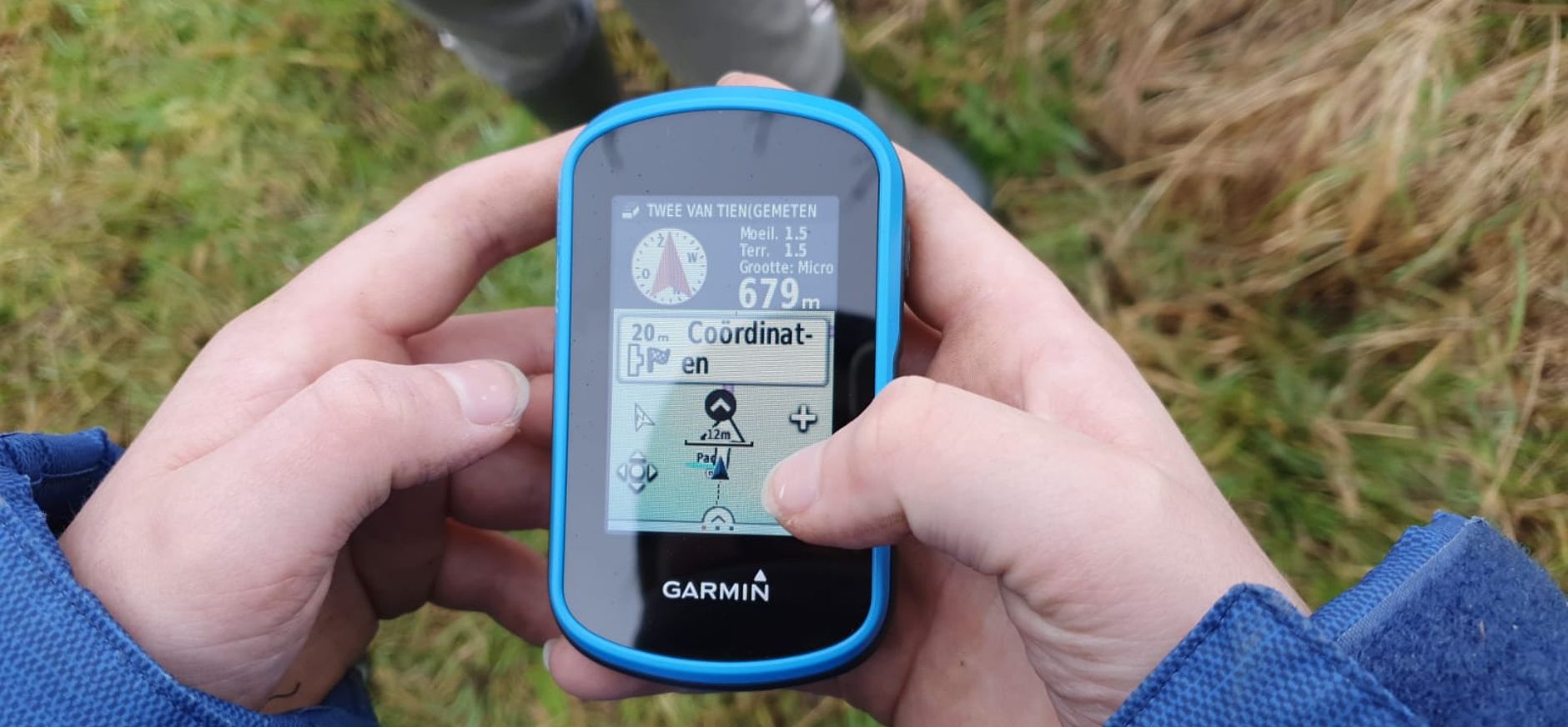 geocachen op Tiengemeten