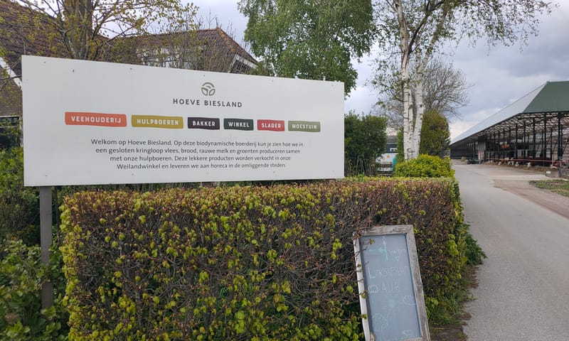 Biodynamische boerderij Hoeve Biesland bij Delft