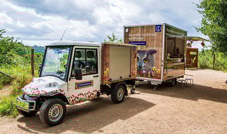 Bezoekerscentrum op Wielen