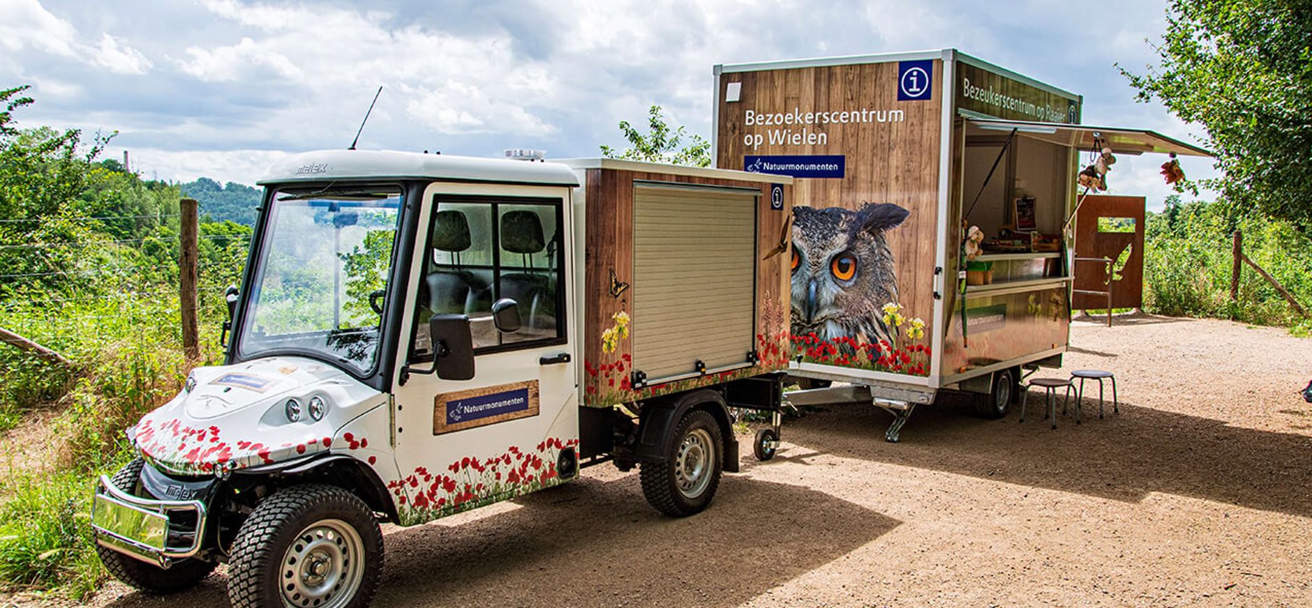 Bezoekerscentrum op Wielen