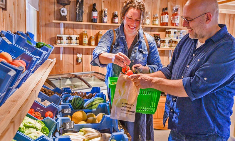 Boerenproducten te koop bij boerderijwinkel De Nieuwenburgt