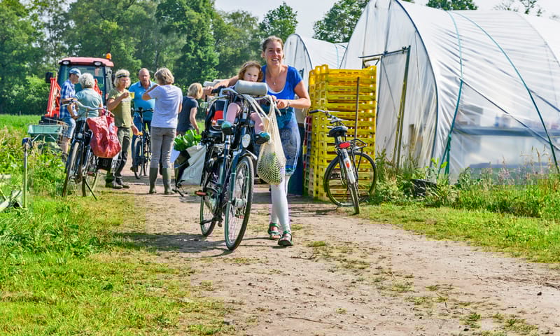 Herenboeren Groote Modderkolk ophalen van verse oogst