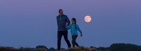 wandelen in het donker