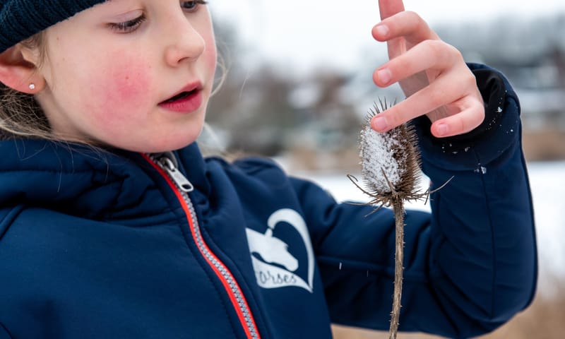 Kind in de winter - OERRR
