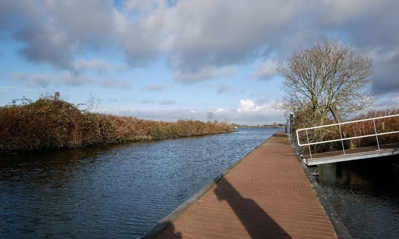 Beeld van de passantenhaven Tiengemeten