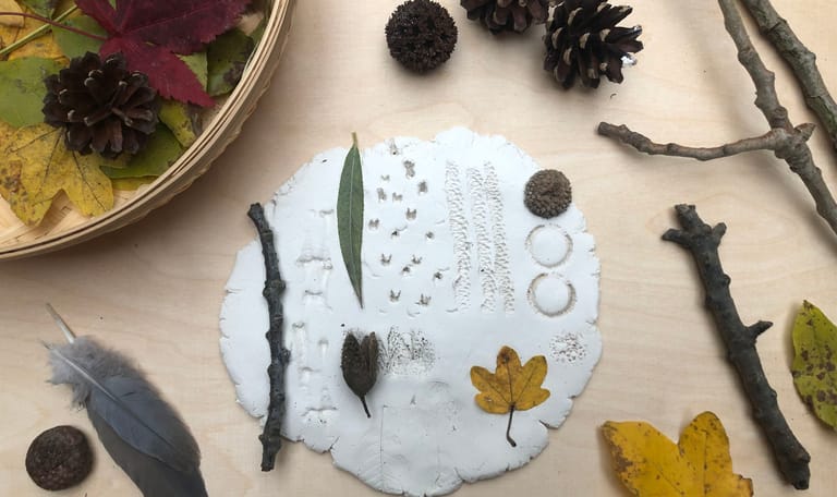 Afdruk maken in klei