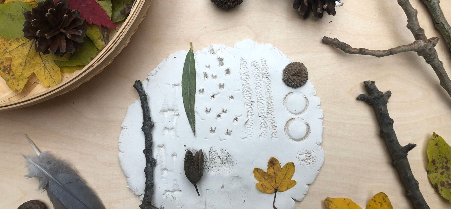 Afdruk maken in klei