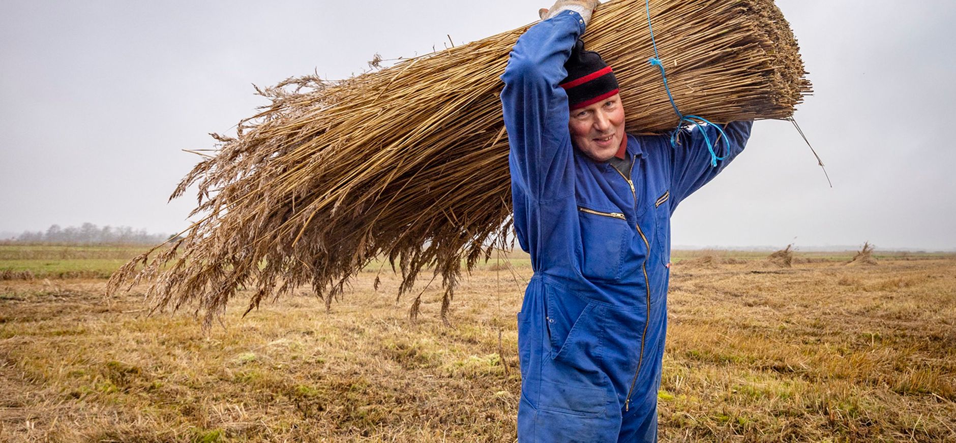 Rietsnijder en boer Jacob Hertong