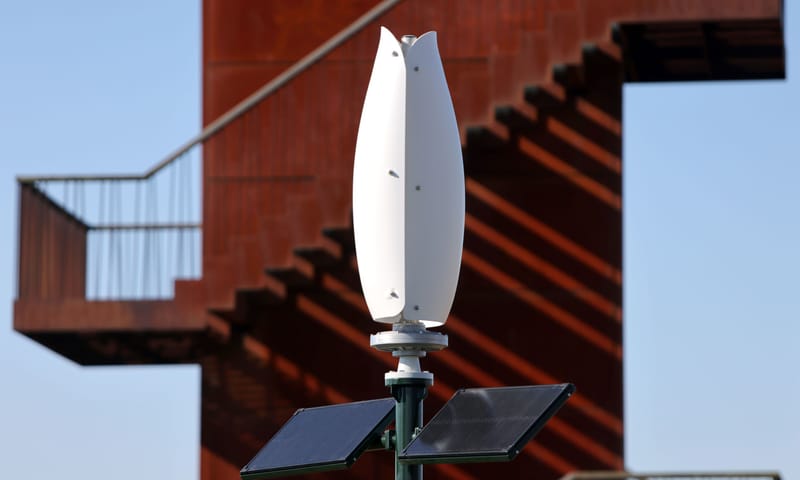 Flowerturbine Beningerslikken dichtbij