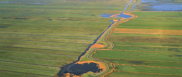 Luchtfoto van Waaien