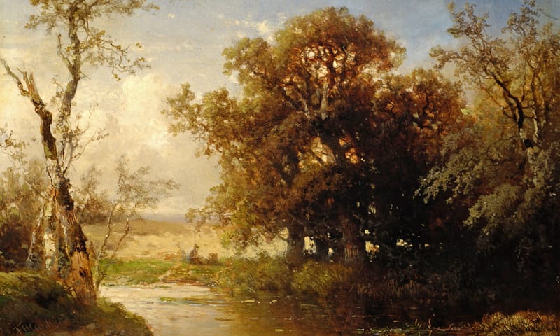 Wolfhezerbeek met Wodanseiken - F.H. Hendriks