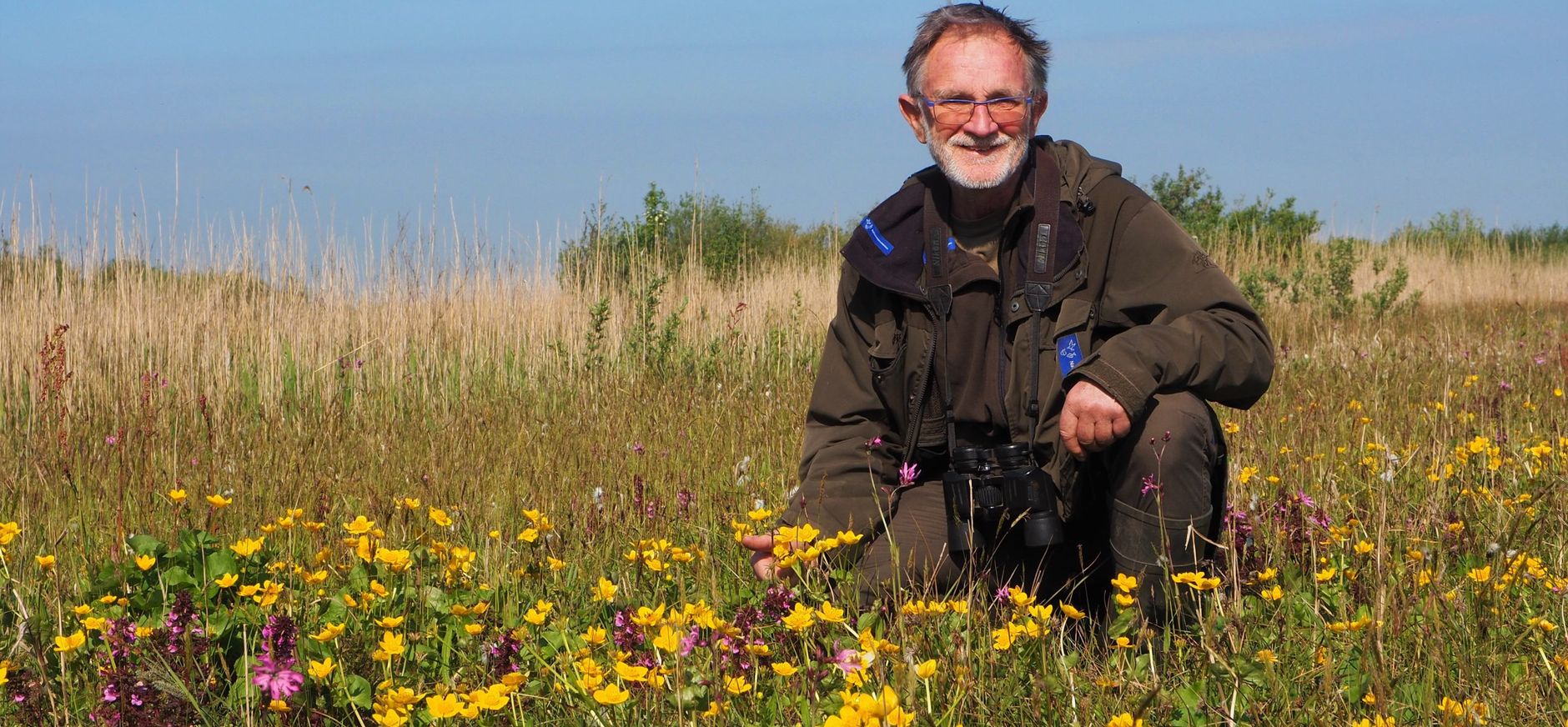 Boswachter Guus van Oostwaard op de Vlietlanden