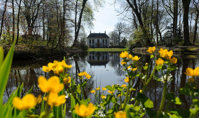 Zicht op huis Nijenburg
