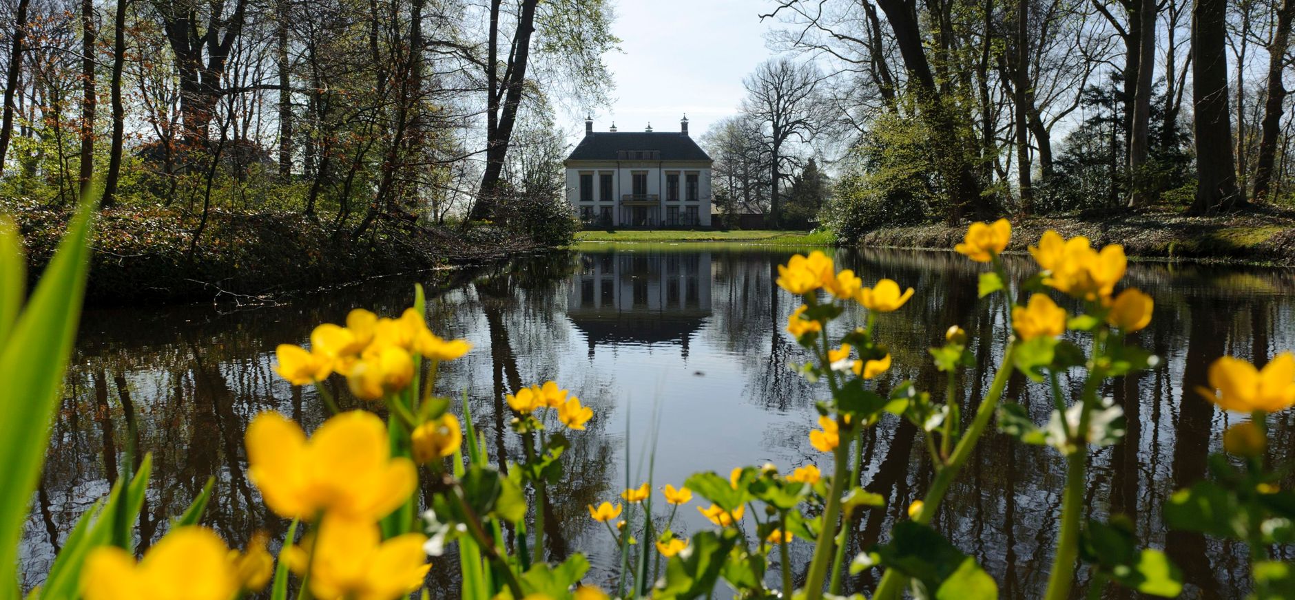 Zicht op huis Nijenburg