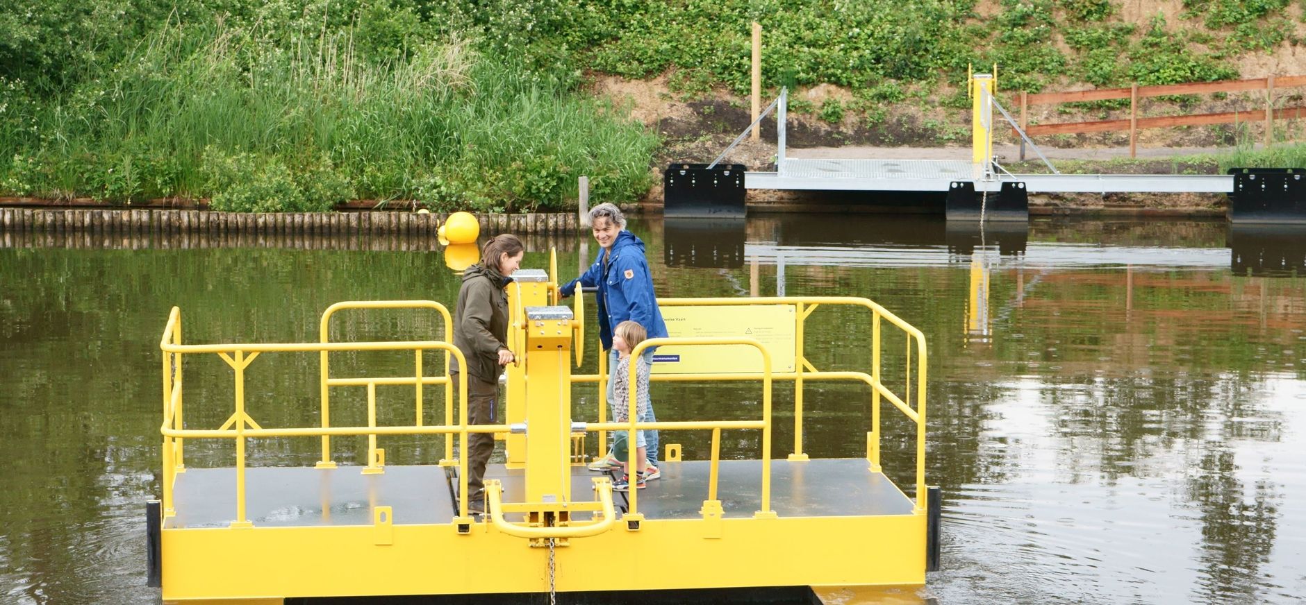 Fietspont Kraggenburg Waterloopbos
