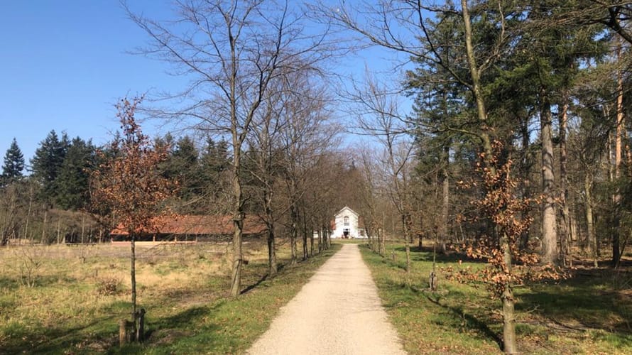 lange wandeling natuurbegraafplaats